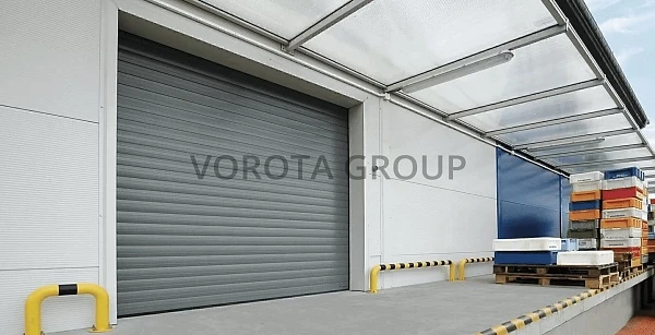 Рулонные ворота для гаража Doorhan светло-серые 3500x3000