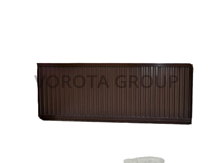 Откатные ворота из профнастила Doorhan для коттеджа 3500x1800